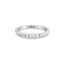 Silver Cubic Zirconia Round Dome Ring
